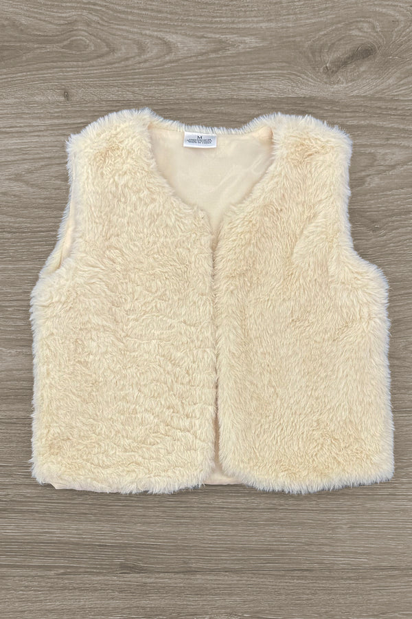 Cheetah Print Suede Dress & Faux Fur Vest Set | Sparkle in Pink