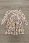 Cheetah Print Suede Dress & Faux Fur Vest Set | Sparkle in Pink