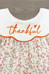 "Thankful" Floral Pumpkin Dress | Sparkle in Pink
