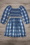 Mom & Me - Blue Plaid Dress | Sparkle in Pink