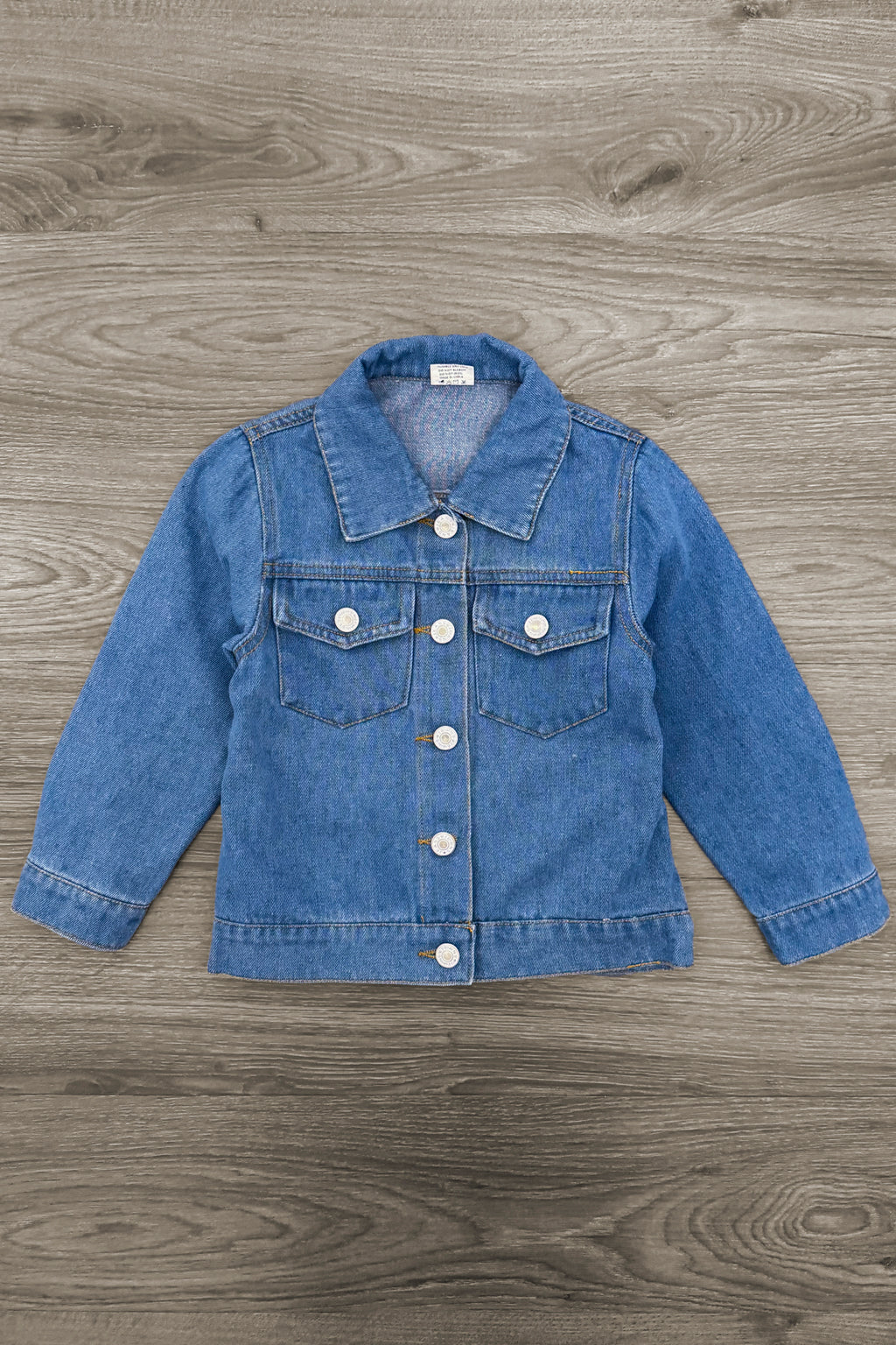 "Big Sis, Lil Sis, Big Bro, Lil Bro" Denim Jacket | Sparkle in Pink