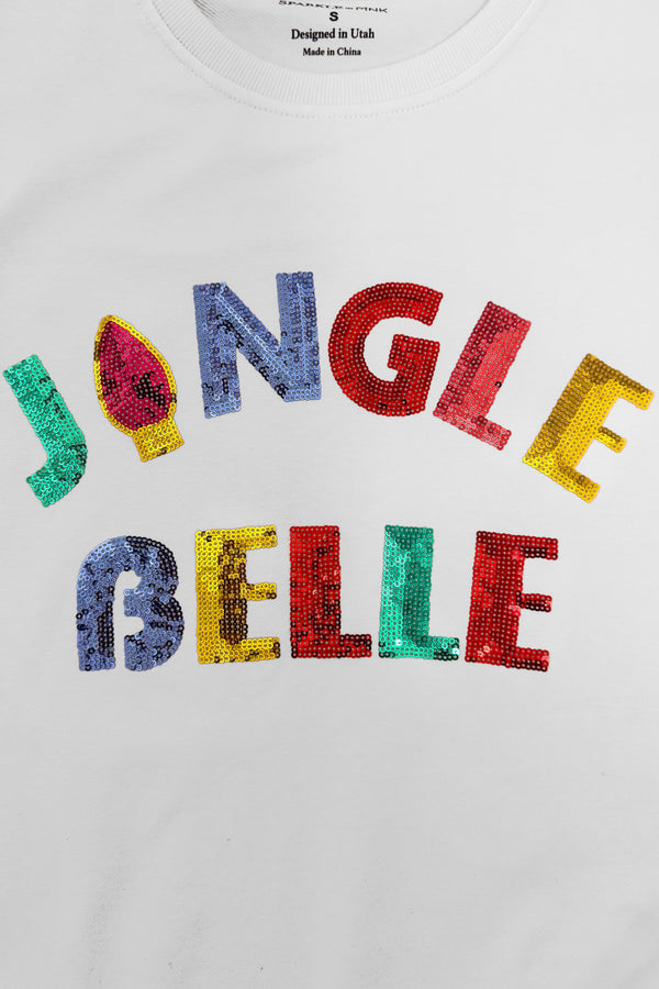 Mom & Me - "Jingle Belle & Jingle Baby" Skirt Set | Sparkle in Pink