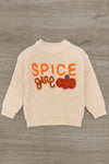 "Spice Girl" Knit Sweater Sequin Bell Bottom Set