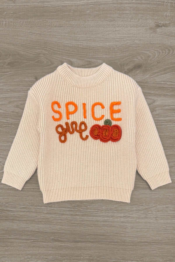 "Spice Girl" Knit Sweater Sequin Bell Bottom Set