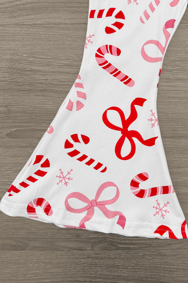 Pink Sweater Candy Cane Flare Set