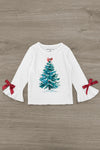Green Christmas Tree Sequin Tutu Skirt Set