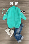 Pearl Cardigan Sweater - Sparkle in Pink