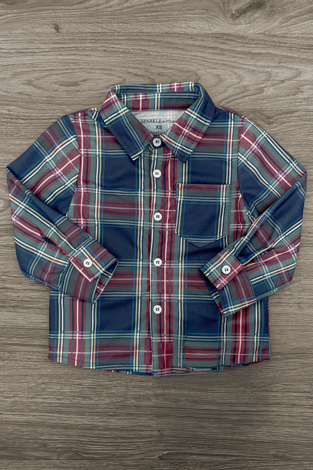 Family Green & Blue Plaid Dresses & Tops
