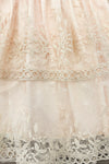 Mom & Me - Peach Lace Long Sleeve Dress