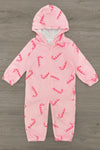 Mom & Me - Pink Candy Cane Onesie Pajamas