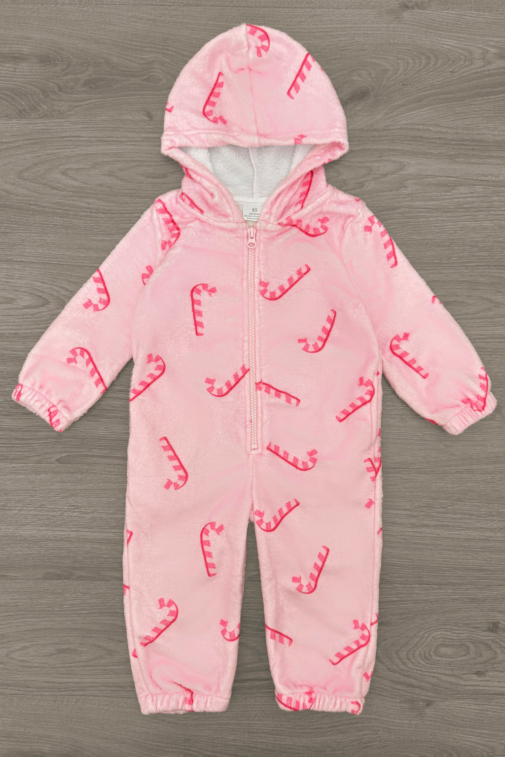 Mom & Me - Pink Candy Cane Onesie Pajamas