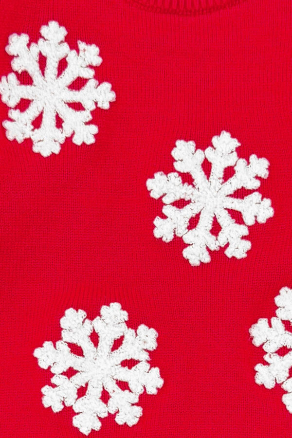 Snowflake Sweater Sequin Flare Set | Sparkle in Pink