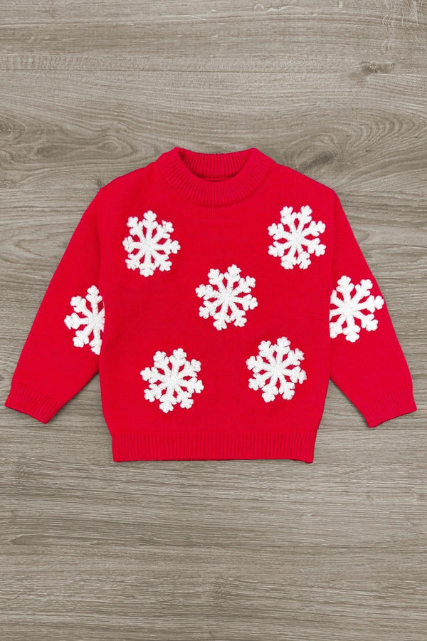 Snowflake Sweater Sequin Flare Set | Sparkle in Pink