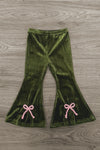Christmas Tree Knit Sweater Flare Pant Set