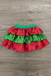 Mom & Me - Sequin Holly Top & Skirt Set