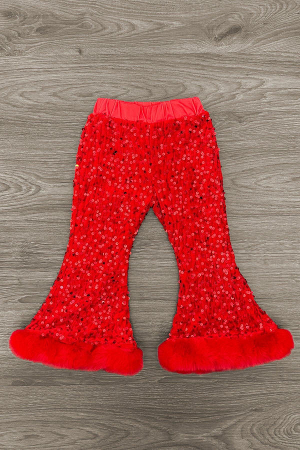 "Better Not Pout" Sequin Flare Set | Sparkle in Pink