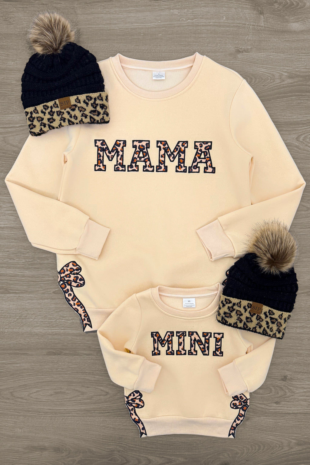 Mom & Me - "Mama & Mini" Pullover Sweater | Sparkle in Pink