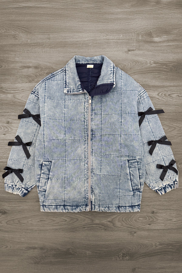 Mom & Me - Bow Denim Jacket