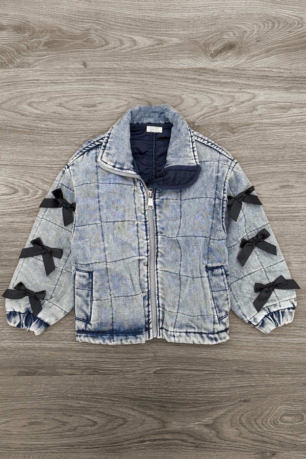 Mom & Me - Bow Denim Jacket