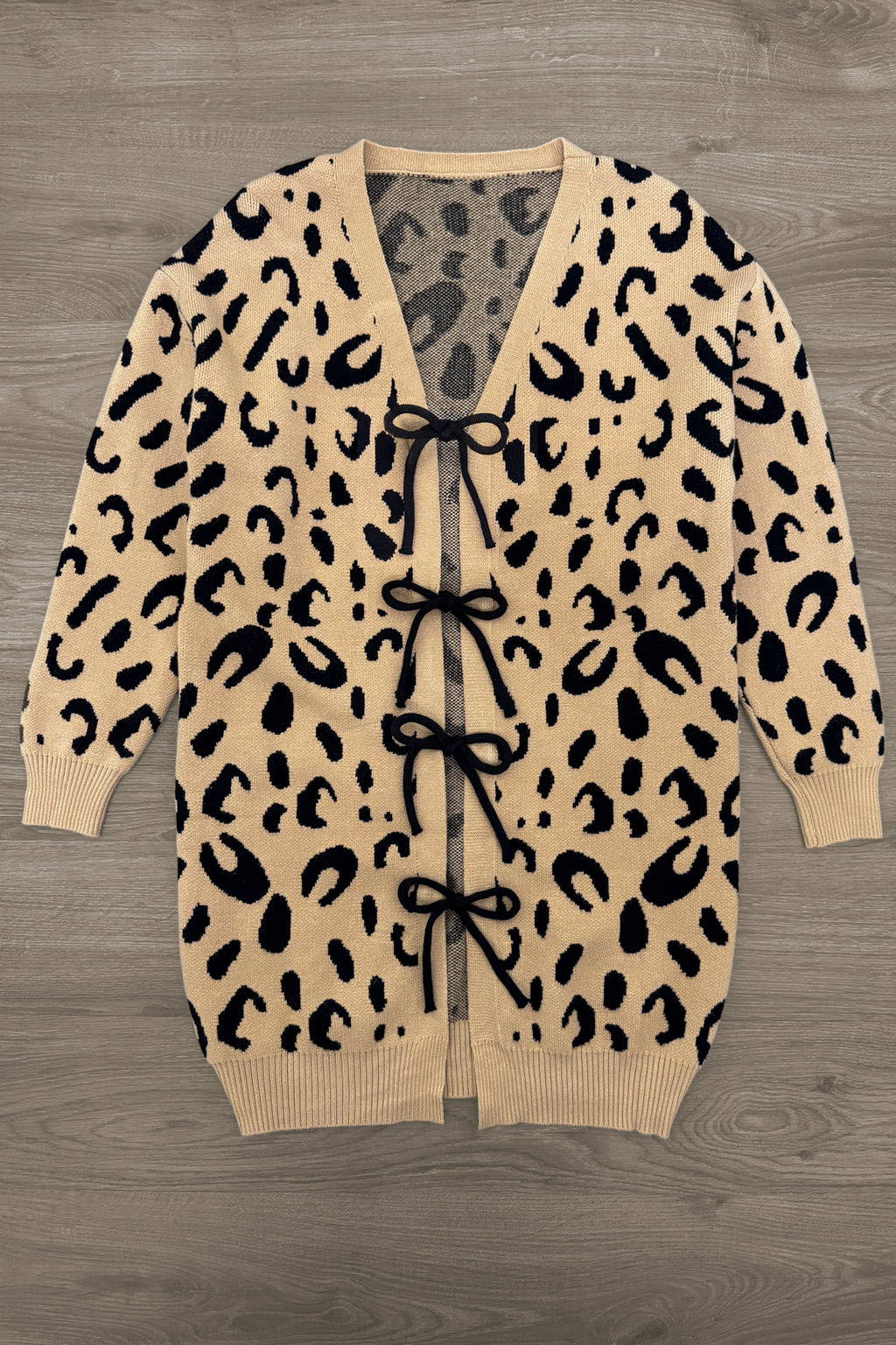 Mom & Me - Leopard Print Lace-Up Cardigan | Sparkle in Pink