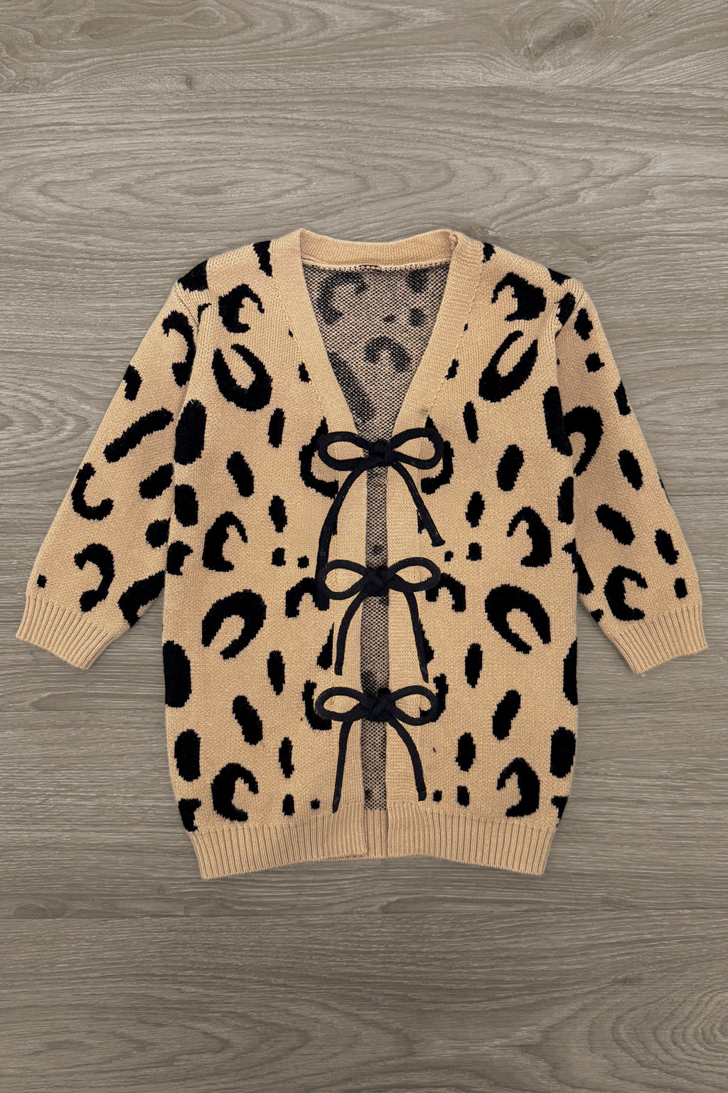 Mom & Me - Leopard Print Lace-Up Cardigan | Sparkle in Pink