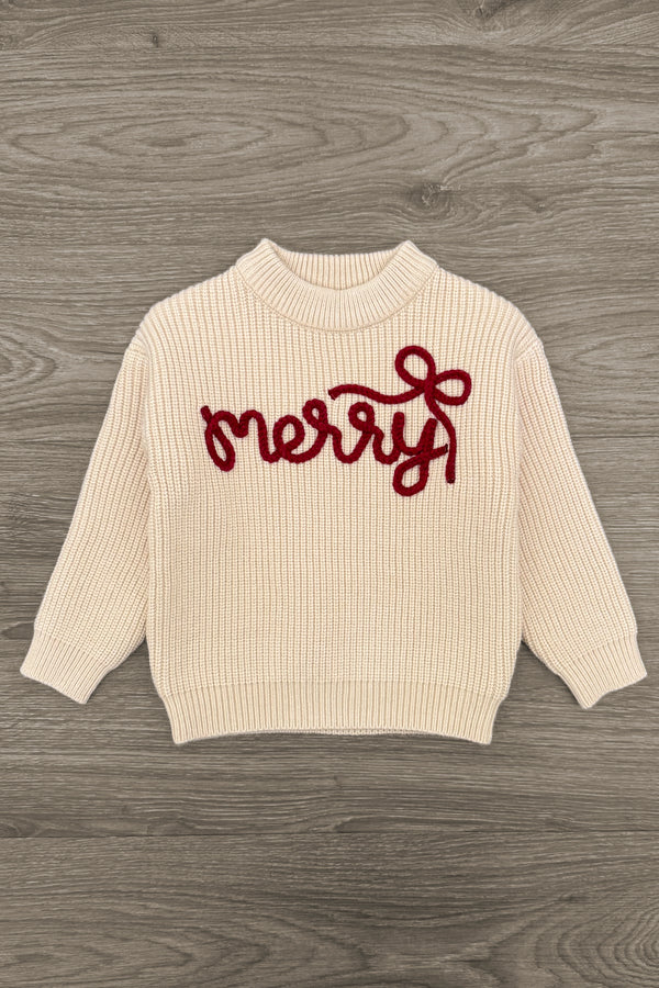 Mom & Me - "Merry" Knit Sweater