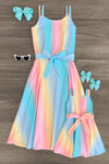 Mom & Me - Ombre Pastel Tank Dress - Sparkle in Pink