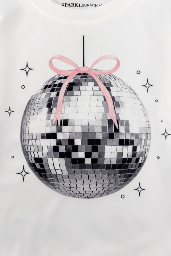 Silver Sequin Disco Skirt Set | Sparkle in Pink