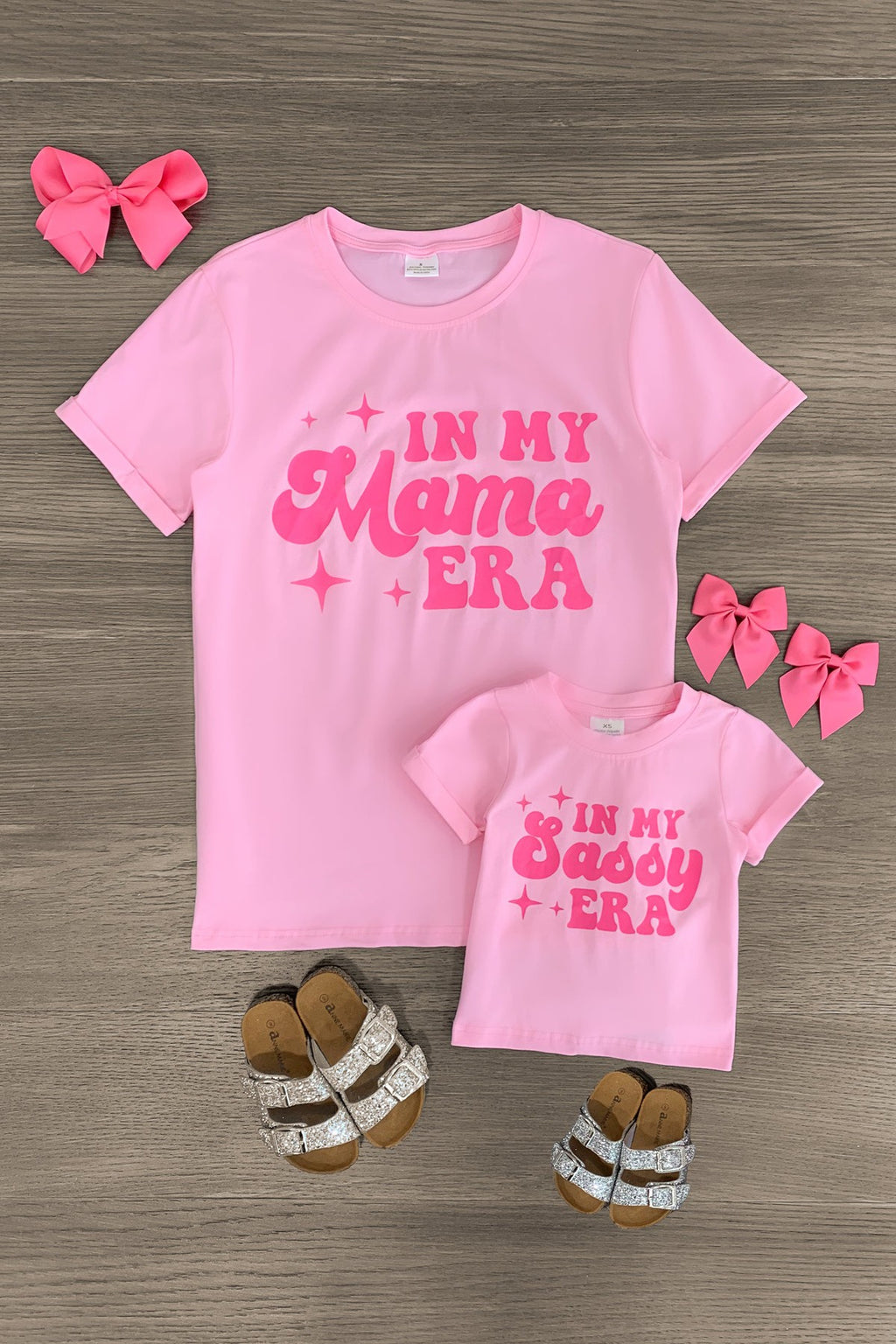 Mom & Me - "In My Mama & Sassy Era" Pink Top - Sparkle in Pink