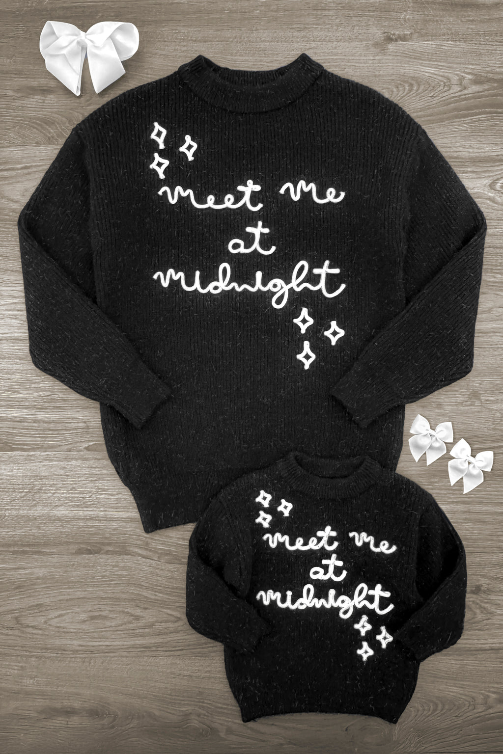 Mom & Me - "Meet Me At Midnight" Knit Sweater