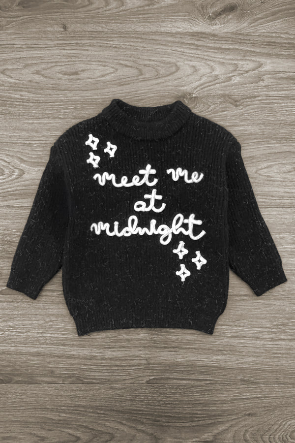 Mom & Me - "Meet Me At Midnight" Knit Sweater
