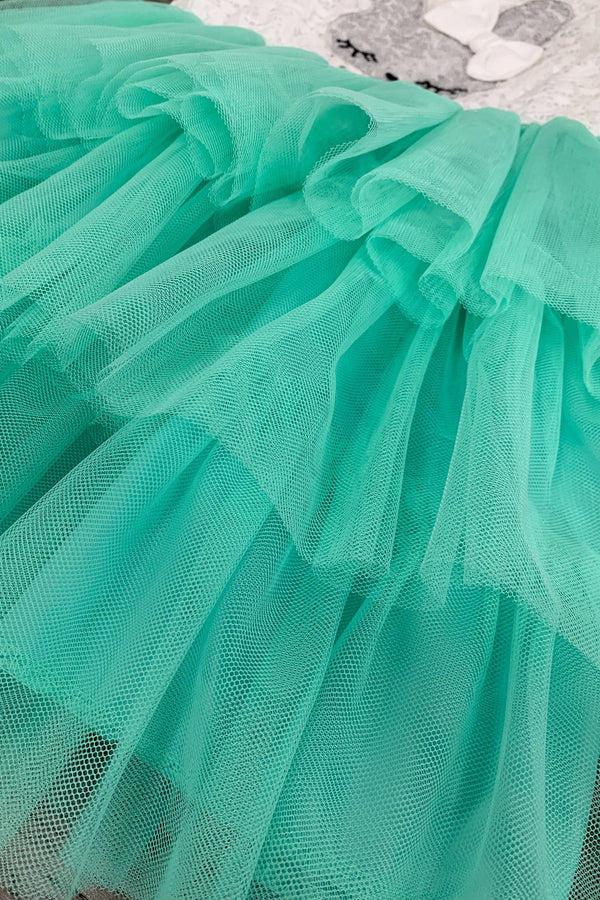 Mint Sequin Bunny Tutu Dress - Sparkle in Pink