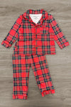 Red & Green Plaid Family Pajama Set - AND PET BANDANA!