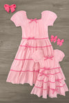 Mom & Me - Pink Ruffle Bow Dress | Sparkle in Pink