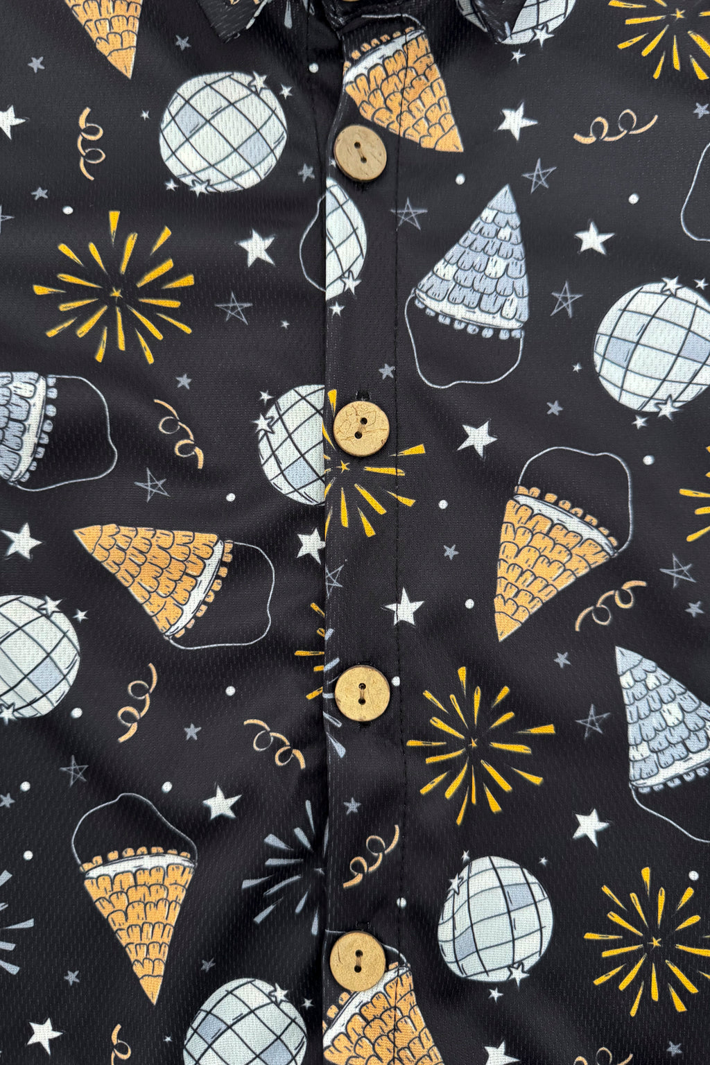 New Year's Party Button Down Top