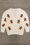 Mom & Me - Gingerbread Sweater Cardigan