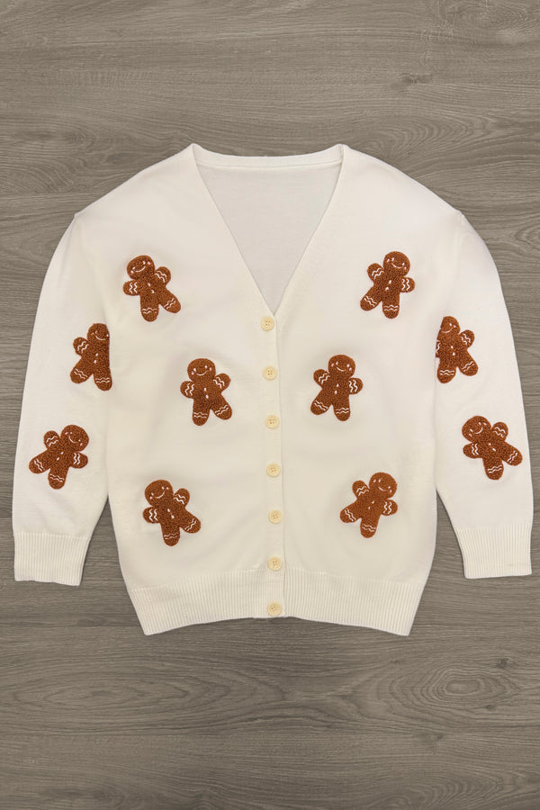 Mom & Me - Gingerbread Sweater Cardigan