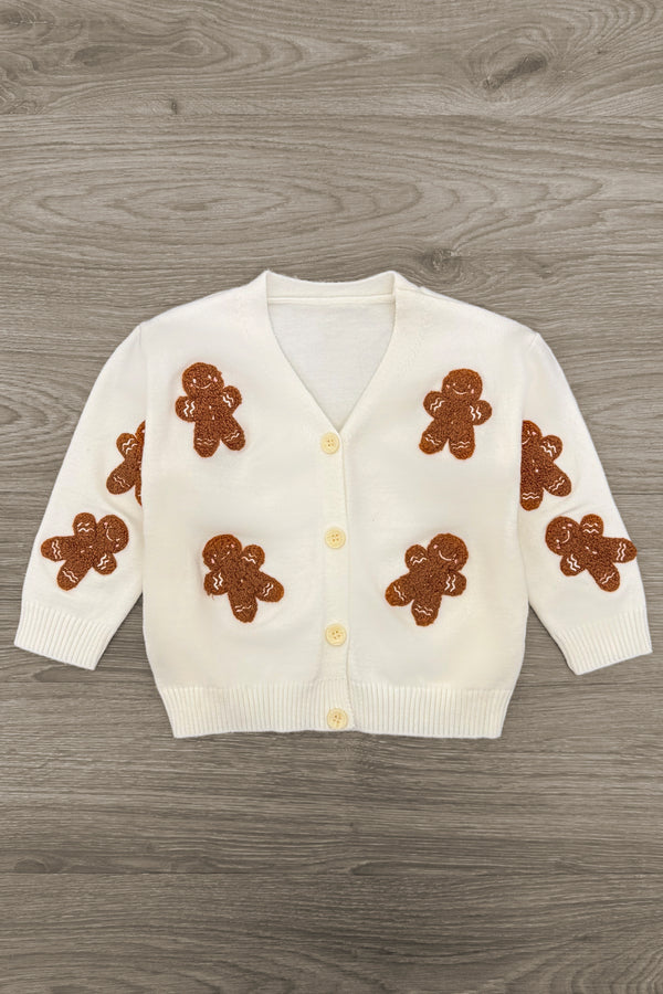 Mom & Me - Gingerbread Sweater Cardigan