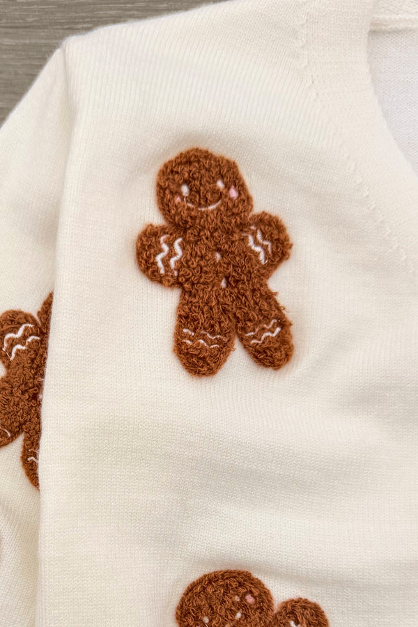Mom & Me - Gingerbread Sweater Cardigan