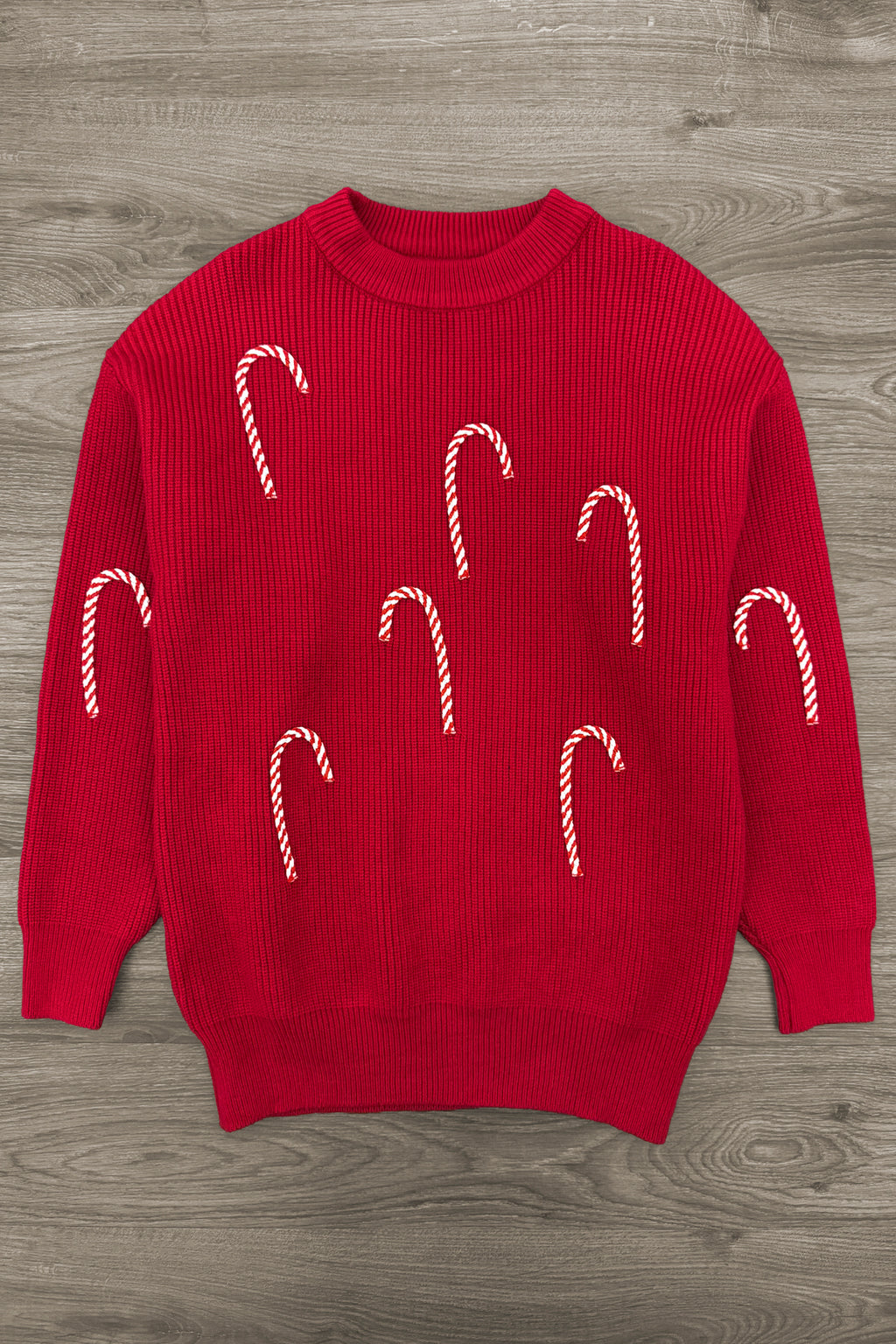 Candy Cane Family Knit Sweater