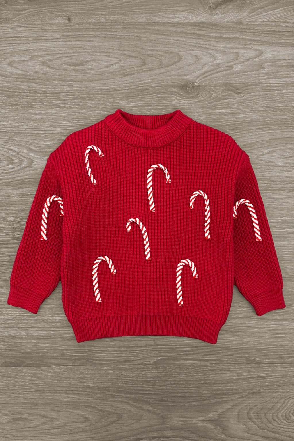 Candy Cane Family Knit Sweater