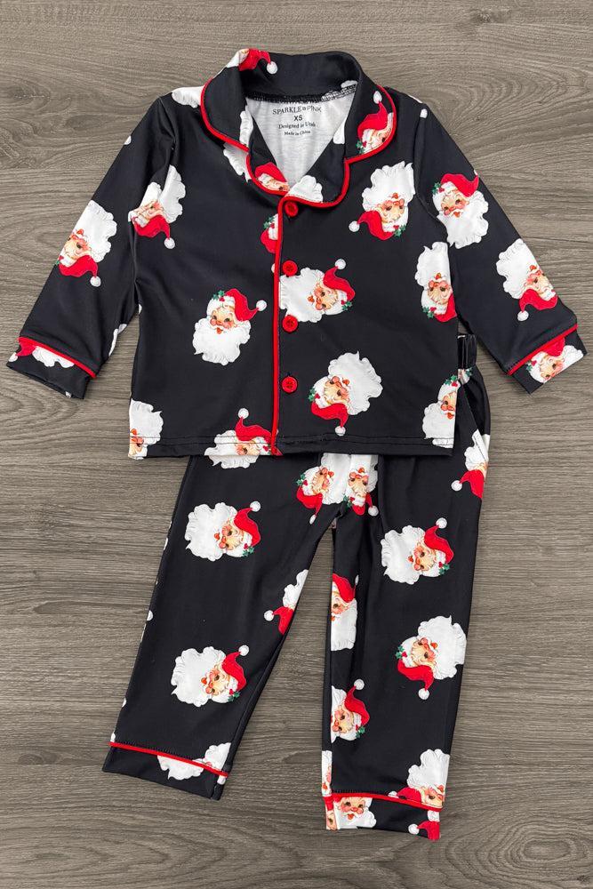 Vintage Santa Family Pajamas - AND PET BANDANA!