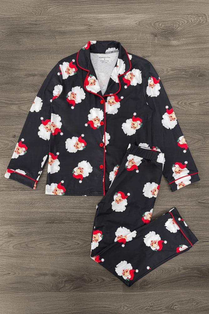 Vintage Santa Family Pajamas - AND PET BANDANA!