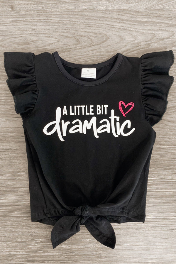 "A Little Bit Dramatic" Stripe Denim Short Set - Sparkle in Pink