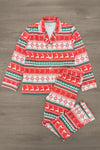 Red Nordic Family Pajama Set - AND PET BANDANA!