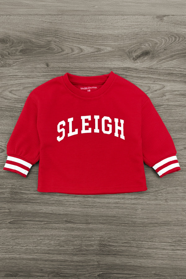 Mom & Me - "Sleigh" Waffle Knit Pajama Set