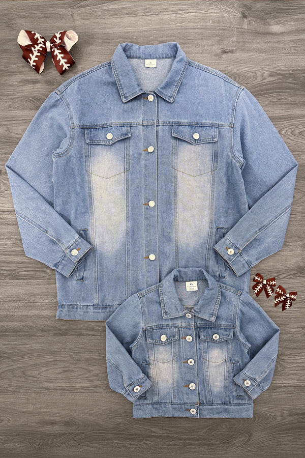 Mom & Me - "Game Day" Denim Jacket