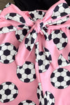 "Soccer" Black & Pink Short Set - Sparkle in Pink