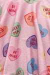 Pink Glitter Candy Hearts Dress