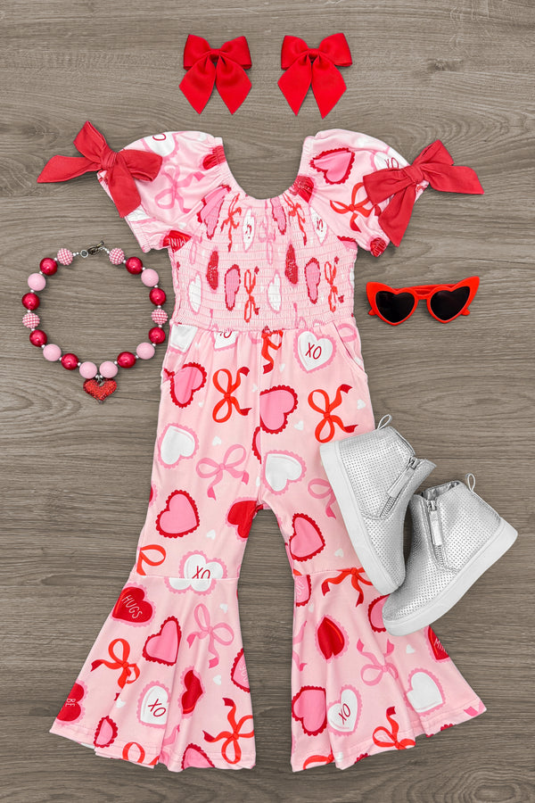 Pink Glitter Candy Hearts Dress